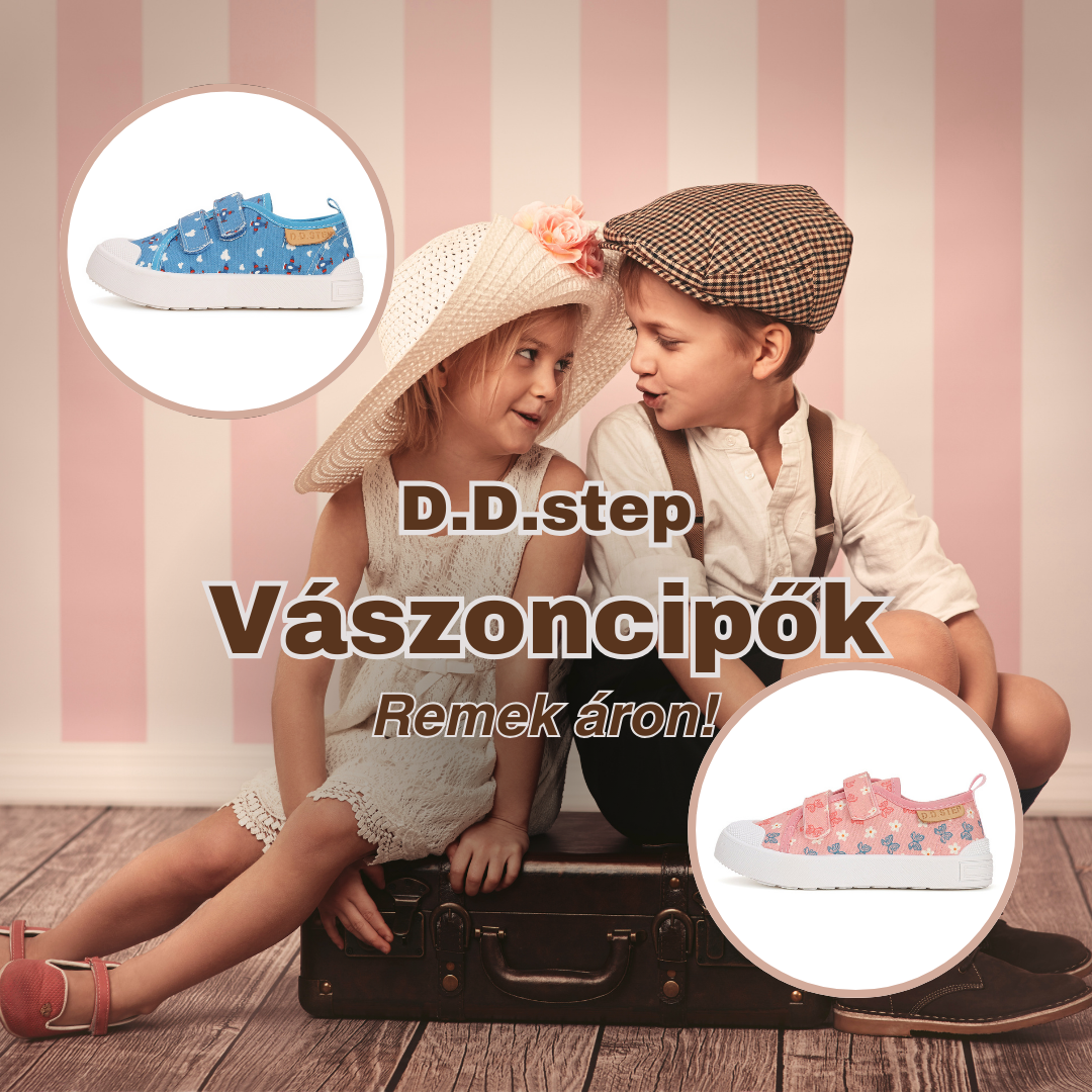 DDstep vászoncipő